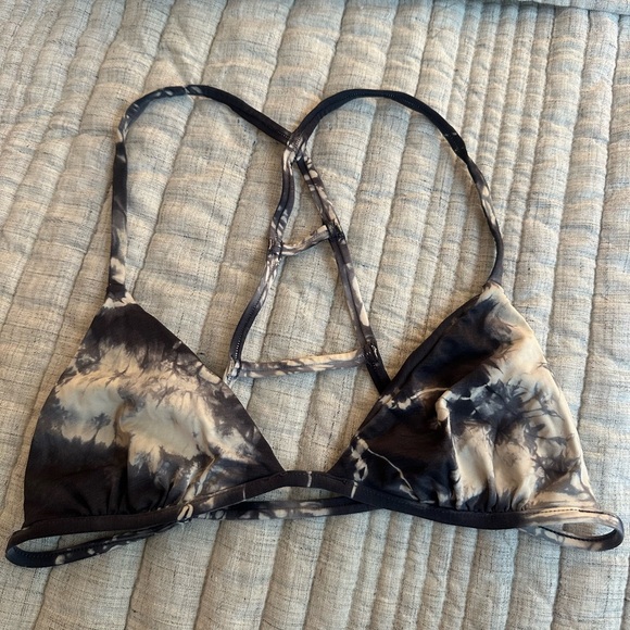 Blue Life Tie Dye Bikini Top - Picture 1 of 2